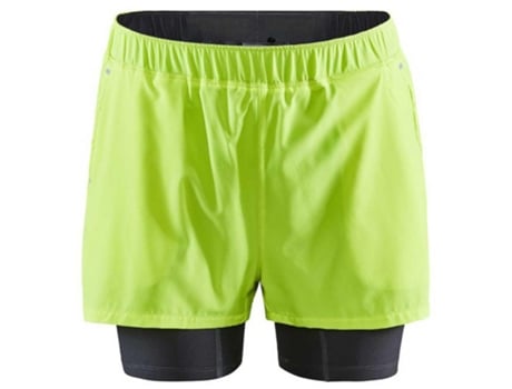 Pantalones para Hombre CRAFT Adv Essence 2 In 1 Verde para Corrida (L)