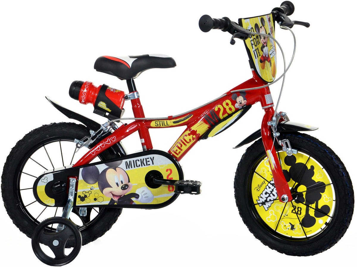 Bicicleta MICKEY MOUSE Rojo (Edad Minima: 4 años - 14")