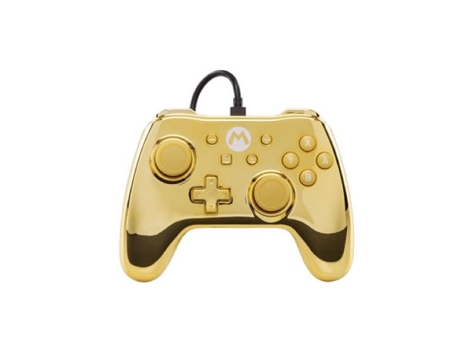 Mando para Nintendo Switch DIMELEC Switch Core Chrome Gold Mario Dorado