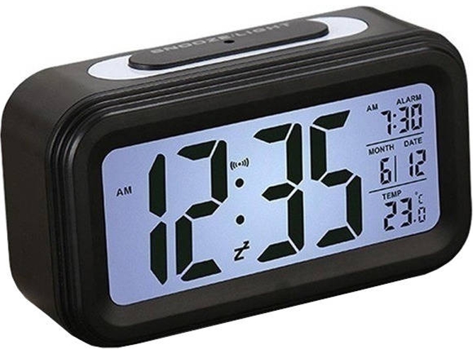 Reloj Despertador RITTEREC Home LED Negro