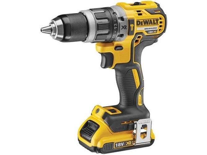 Dewalt Dcd796d2qw Taladro percutor 18v 34.000 ipm 2 baterías litio 2ah cargador y tstak