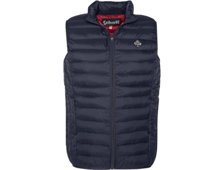 Chaleco SCHOTT Nylon Hombre (XXL - Azul)