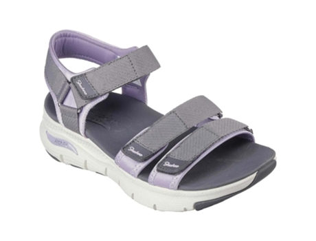 Sandalias de Mujer SKECHERS Arch Fit Fresh Gris (38)