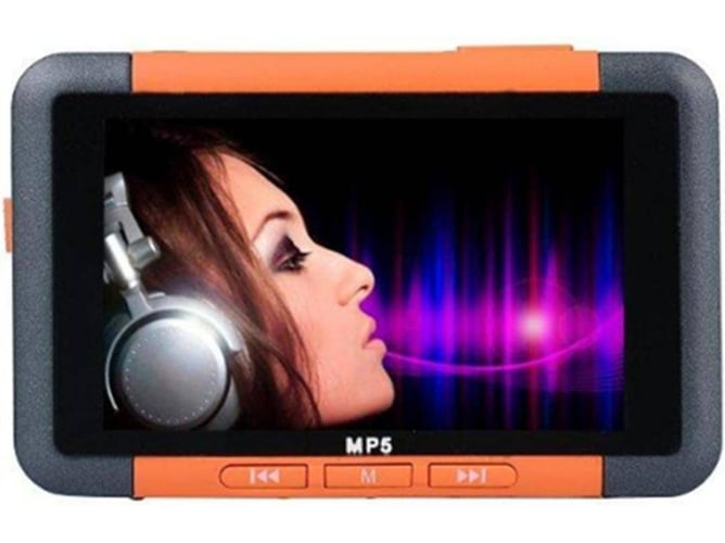 Reproductor MP5 WJS CT0821 (Naranja - 8 GB)