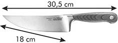 Cuchillo De Cocina tescoma acero inox 34.5x9x9 cm