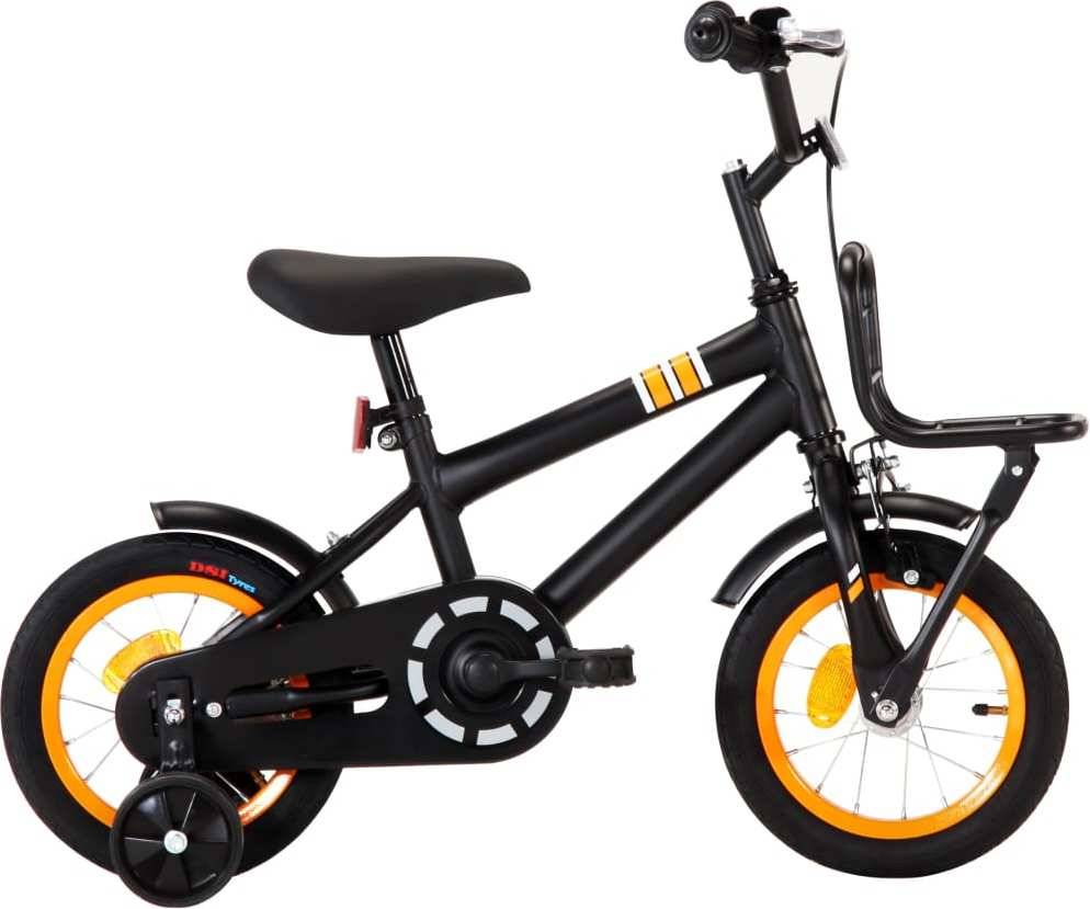 Bicicleta Infantil VIDAXL Con plataforma frontal Naranja (Edad Mínima: 2 Años - 12'')