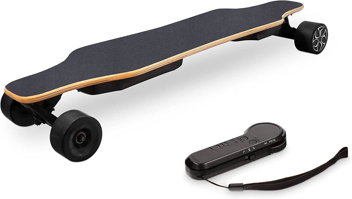 Longboard Eléctrico KSIX H2B-02 Pro, 25 Km/H, 2 Motores Hub 450W, Batería De Litio 36V