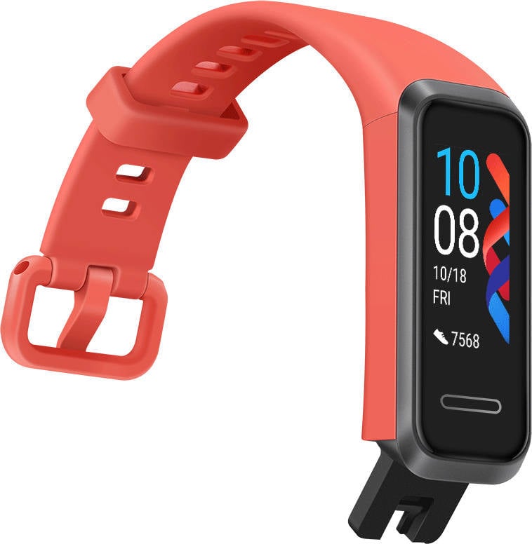 Pulsera de Actividad HUAWEI Band 4 (Bluetooth - Hasta 9 días de autonomía - Resistente al agua - Naranja)