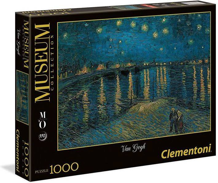 Puzzle Clementoni Van gogh noite rodano de 1000 piezas diseño noche 39344.2