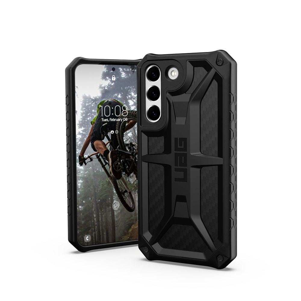 Funda Urban Armor Gear Monarch para Samsung S22 Plus 5G Fibra de Carbono