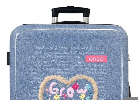 Maleta de Viaje Infantil ENSO Together Growing Azul (48x68x26cm - 34 L)