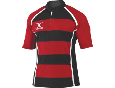 Camiseta de Hombre para Rugby GILBERT Xact Algodón Rojo (11/12)