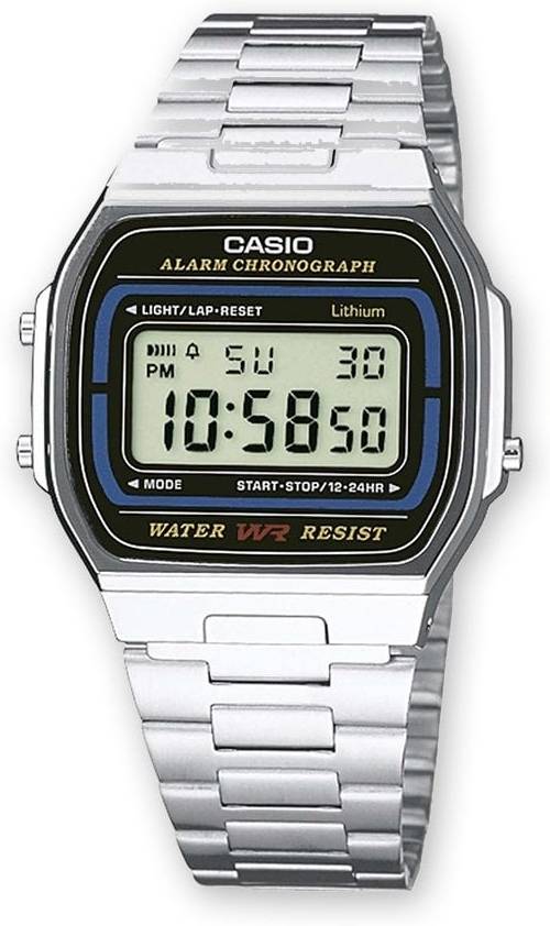 Reloj Digital CASIO Vintage Hombre (Acero - Plateado)