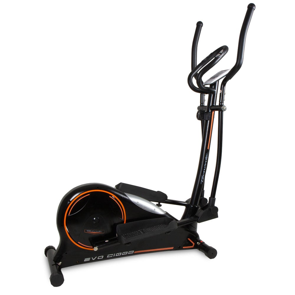 Bicicleta Elíptica BH by TECNOVITA EVO C1000  YC1000 (Naranja - 157x61x150cm - Volante: 12 kg - Hasta 110 kg)