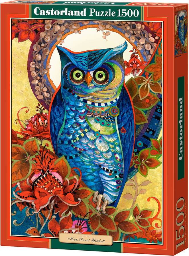 Puzzle CASTORLAND Hoot, David Galchutt (1500 Piezas)