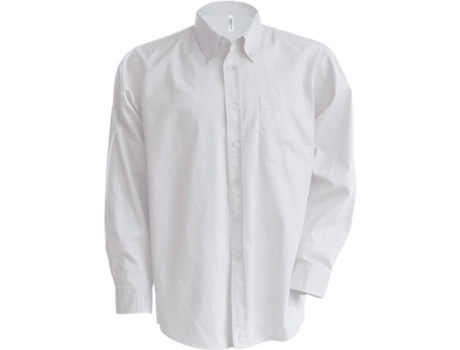 Camisa de Manga Larga Kariban Oxford Blanc (Tam: 3XL)