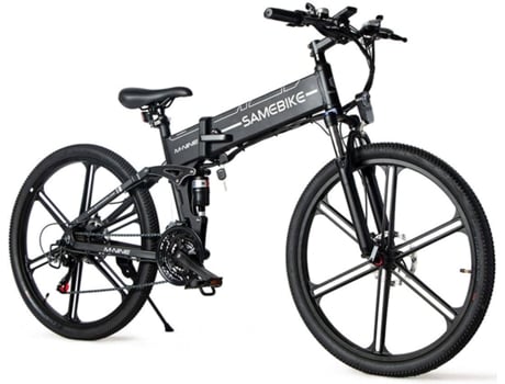 Bicicleta Eléctrica SAMEBIKE LO26 II Negro (Velocidad Máx: 30Km/h - Autonomia: 100Km)