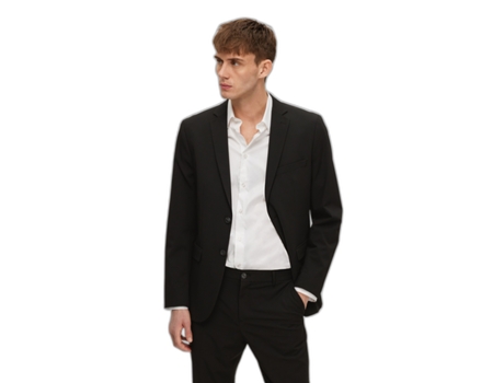 Abrigo de Traje para Hombre SELECTED (102 - Negro)