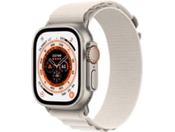 APPLE Watch Ultra GPS+Cellular 49 mm con Loop Alpine Blanco Estrella (Talla S)