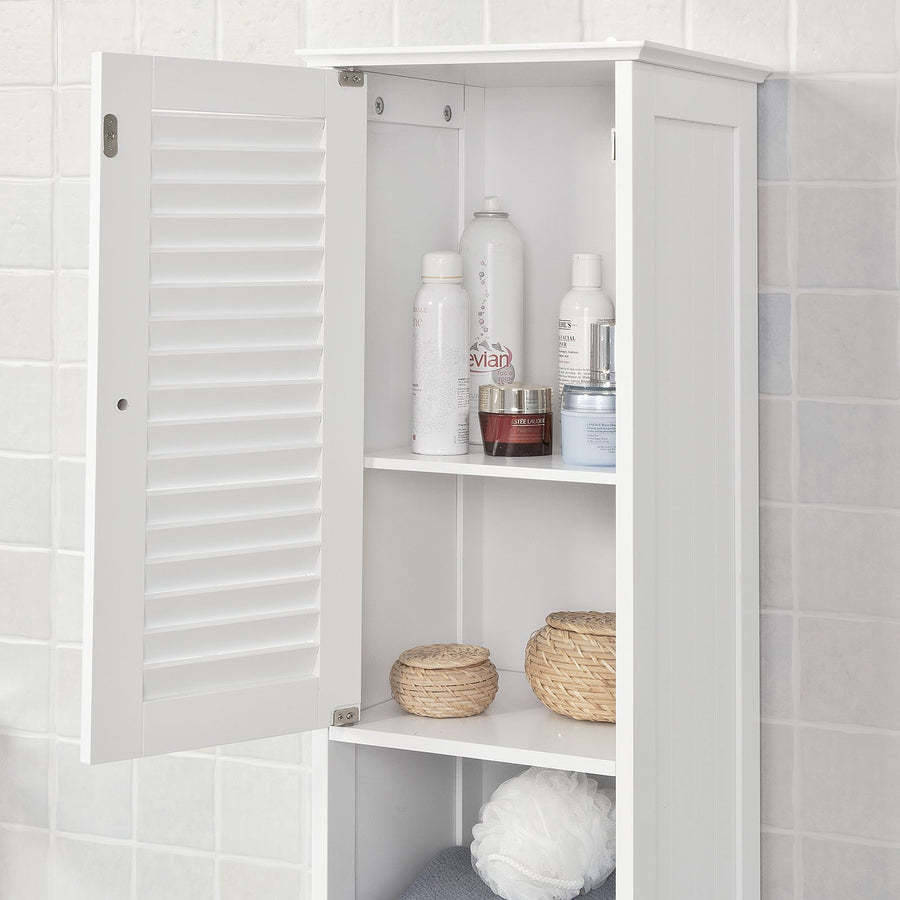 Armario de Baño SOBUY FRG236-W (MDF - 32x170x30 cm)