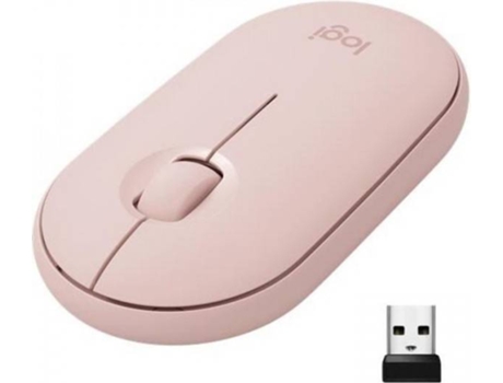 Ratón LOGITECH M350 Pebble Pink