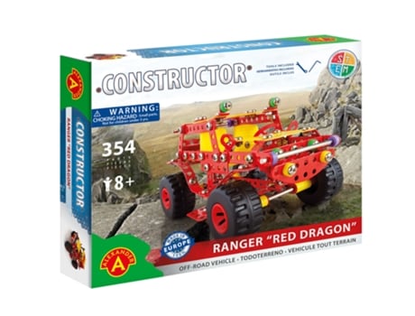 Puzzle ALEXANDER TOYS (Plástico - Rojo - 30,5 x 24,2 x 5,3 cm)