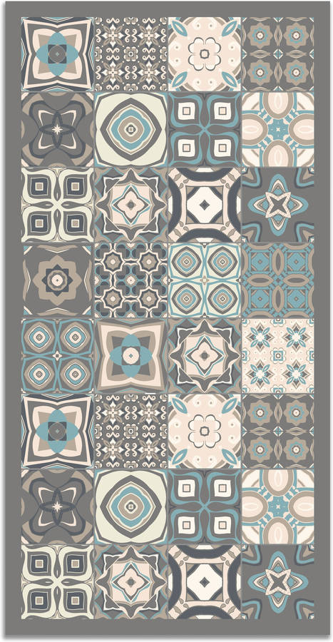 Alfombra Home Living panorama ebe408a7 azul 120x160 cm vinilo baldosa color 120 160 cocina