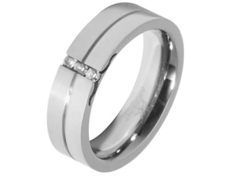 AKZENT Anillo Mujer em Acero Inoxidable Tam.54 0073