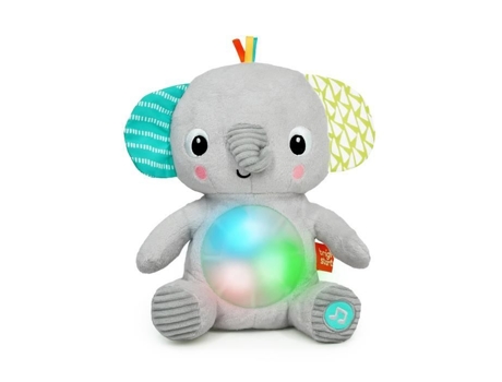 Bright inicia o brinquedo elefante de elefante abraço-a-bye bebê, filhos e lumieres