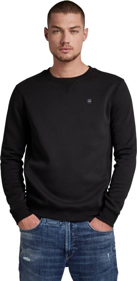 Sudadera Gstar Punto hombre xxs negro raw premium core