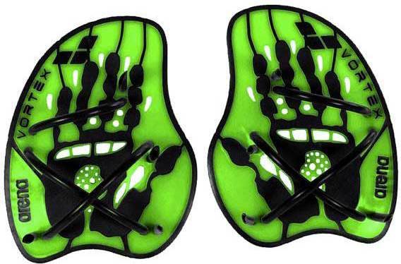 Arena Vortex Evolution palas de mano para unisex tablas paddle verde aletas hand acidlimeblack