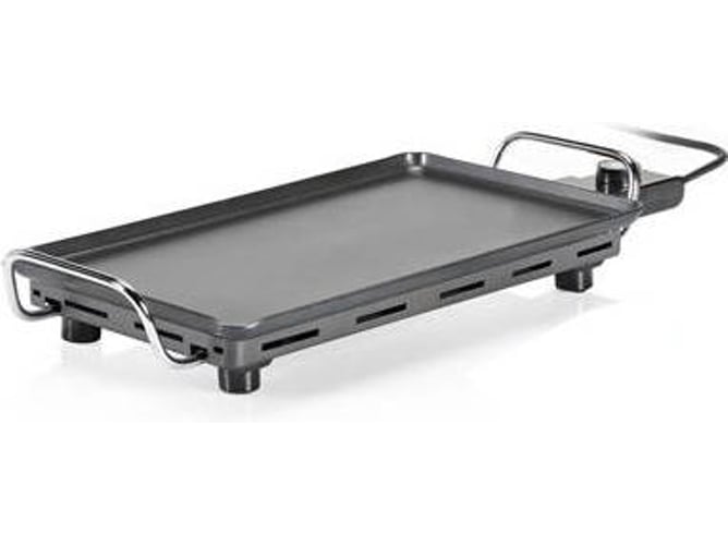 Plancha de asar cocina 1600W regulable HOMCOM 53,5x31x8 cm negro