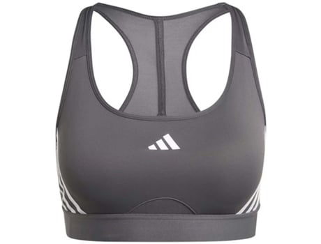 Sujetador de Mujer ADIDAS Powerimpact Train Gris (XS)