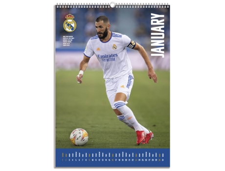 Grupo Erik Calendario pared a3 real madrid 2022 a3│ producto con