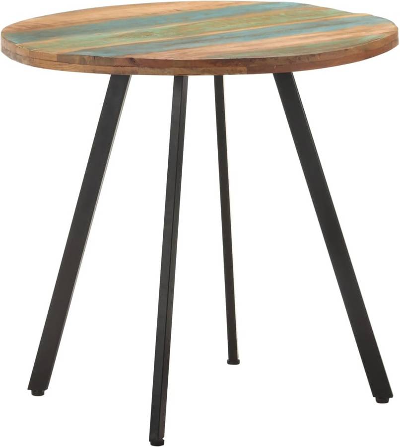 Mesa de Comedor VIDAXL (Multicolor - Madera - 80 x 75 cm)