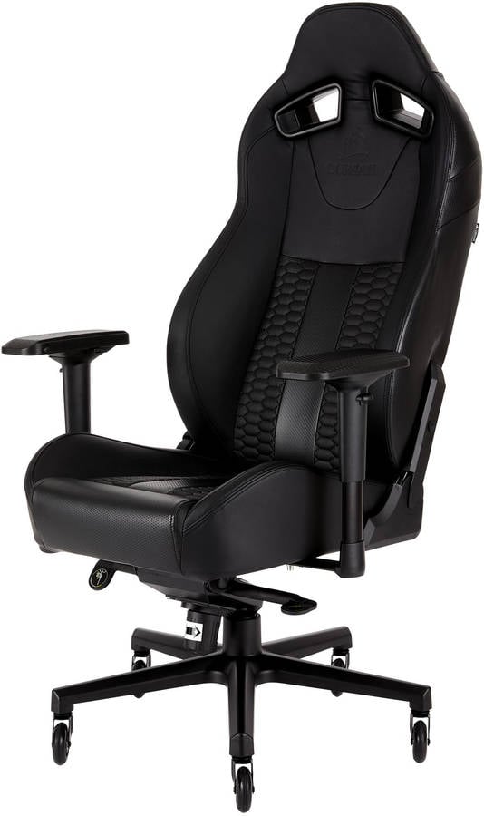 Silla Gaming CORSAIR T2 Road Warrior (Elevador a Gas Clase 4 - Negro)