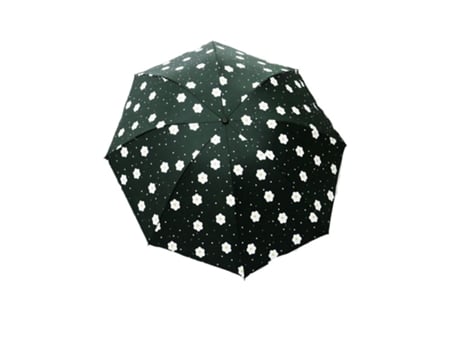 Paraguas GRPT Tríptico Engrosado Caucho Parasol Mori Sunny Rain Doble (Negro)