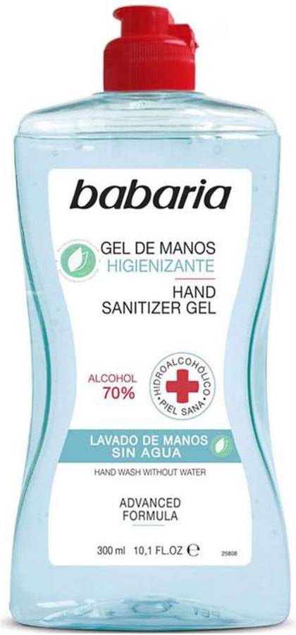 Gel Limpiador de Manos BARBARIA 70% Alcohol 300 Un