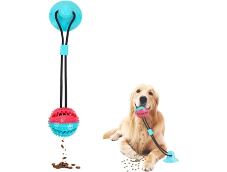 Juguete para perros con ventosa, juguete molar para perros con ventosa, juguete interactivo para morder molares para mascotas para perros pequeños ...