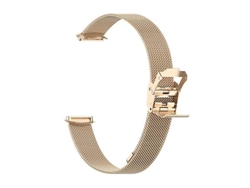 Correa De Reloj Inteligente Para Fitbit Luxe, Correa De Metal Con Clip, Color Dorado Champán VENISYMLIS