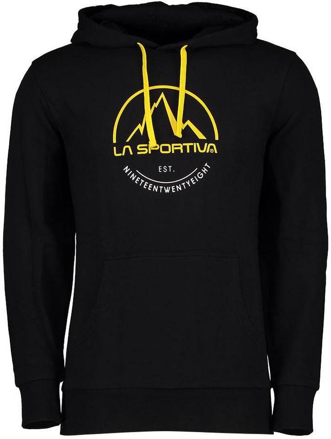 Logo Hoody Sudadera con capucha unisex adulto para hombre la sportiva negro montaña xl