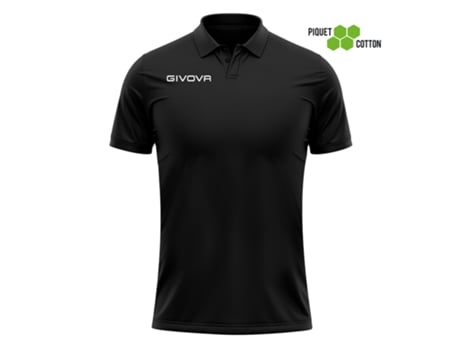 Polo Unisex GIVOVA Negro (3XL)