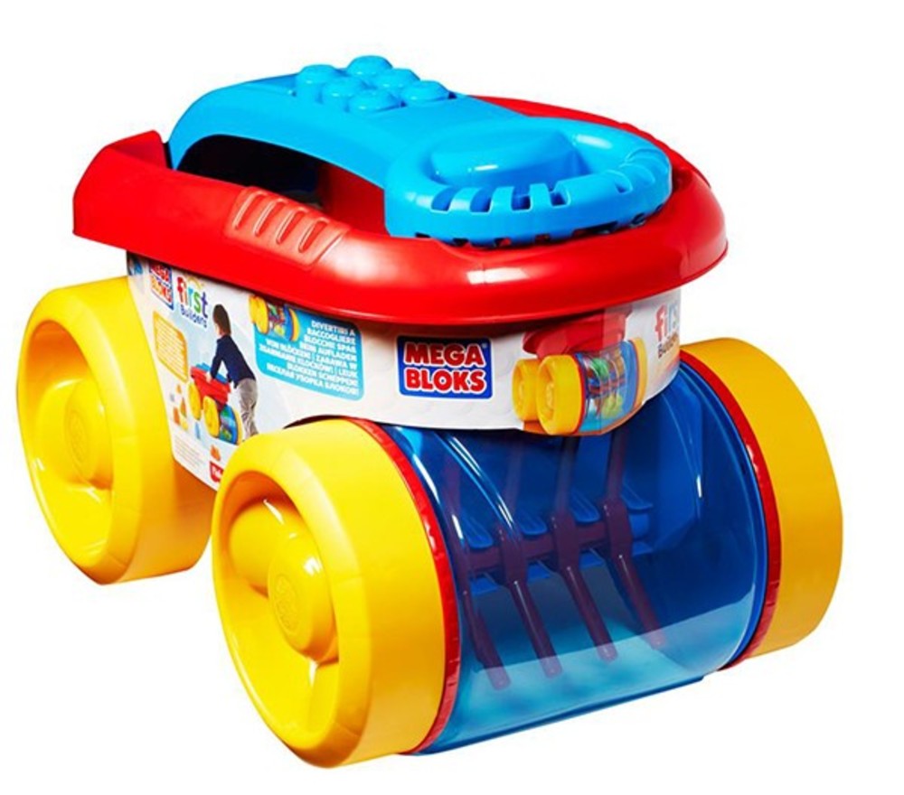 Coche de Bloques MATTEL Mega Tragablocos (Edad Mínima: 1 - 20 Piezas)