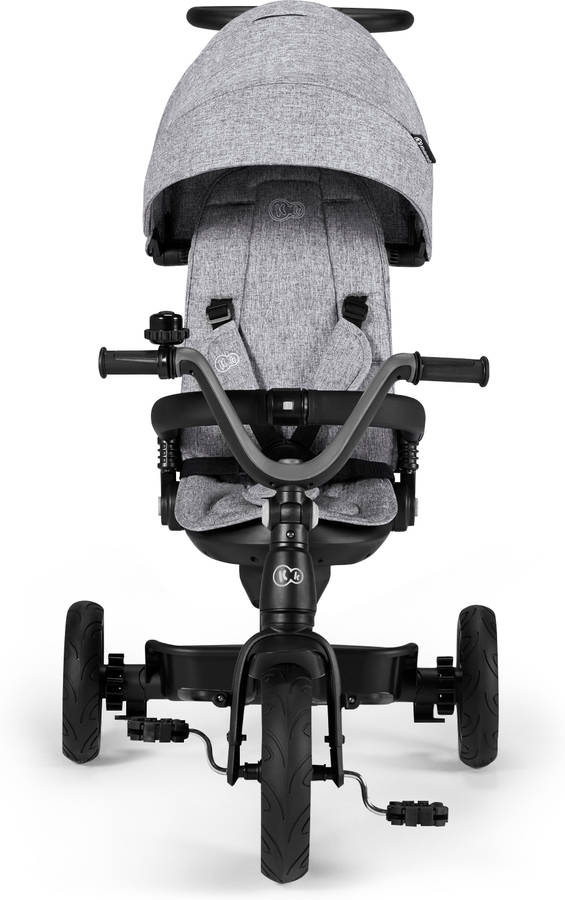Triciclo multifuncional Aston KinderKraft - Gris