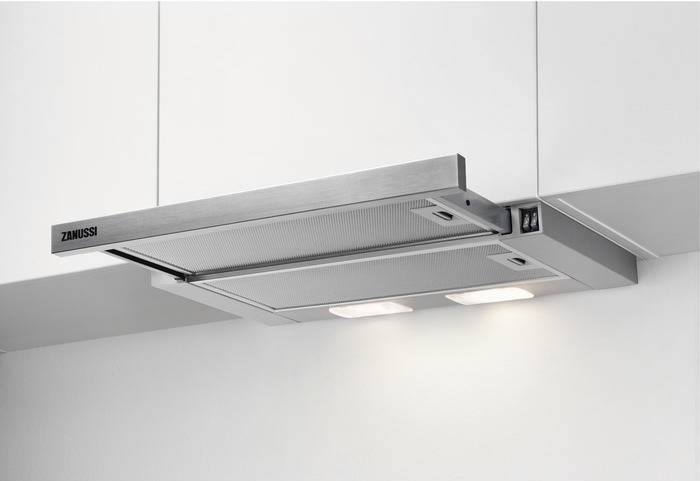 Campana ZANUSSI ZHP60350SA (370 m3/h - 59.8 cm - Inox)