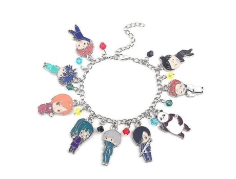 Pulseras de joyería de anime para mujeres Demon Slayer/My Hero