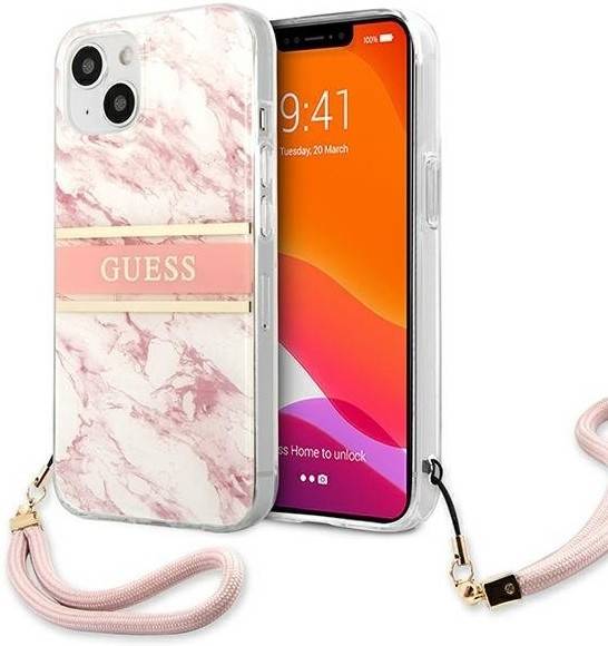 Guess Guhcp13mkmabpi Funda para iphone 13 de 61 marble strap