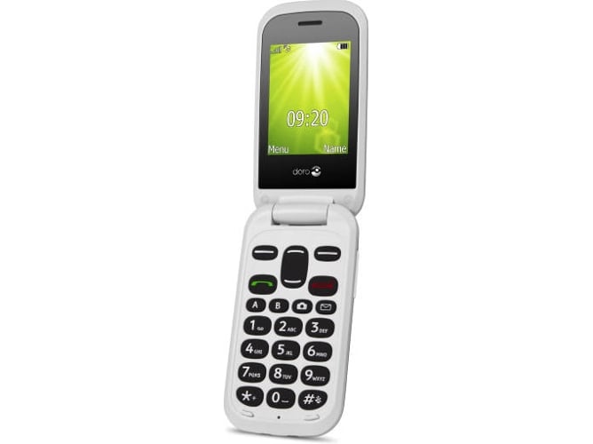 Teléfono móvil DORO 2404 (2.4'' - Negro, blanco)