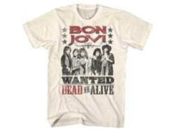 Camiseta ROCKINSTONE de Bon Jovi de Wanted Dead Or Alive (S)