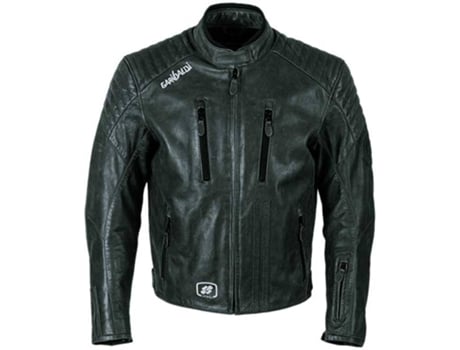 Abrigo Para Hombre garibaldi bullrider negro motociclismo s